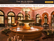 Tablet Screenshot of millshouse.com